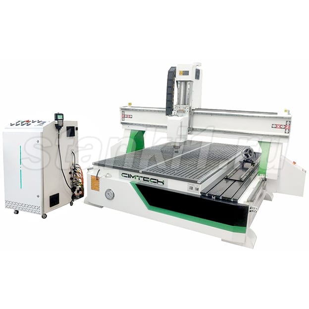 Фрезерный станок с ЧПУ и токарной осью CIMTECH CIM1325AR